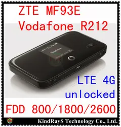 Разблокировать zte mf93 Vodafone R212 lte 4 г маршрутизатор 100 Мбит/с 4 г МИФИ маршрутизатор 4 г Wi-Fi dongle МИФИ модем pk mf90c mf96 e5372 mf90 mf91 mf910