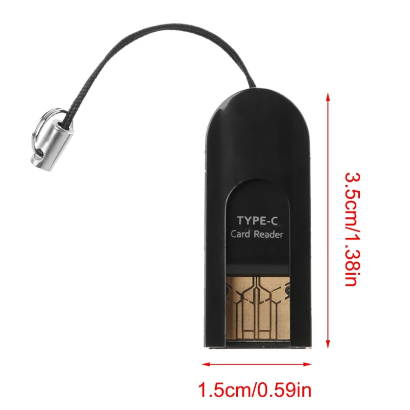 Два в одном usb type C к USB 2,0 type A Micro SD TF адаптер для чтения карт памяти