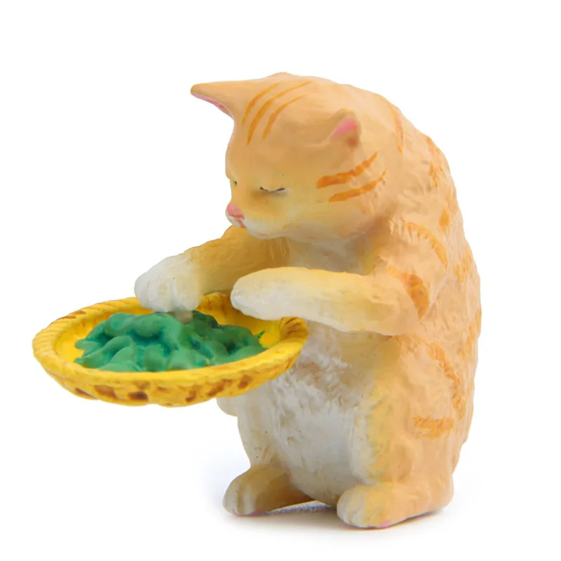 Lifestyle Cat Drink миниатюрные фигурки котят украшение для дома искусственные животные