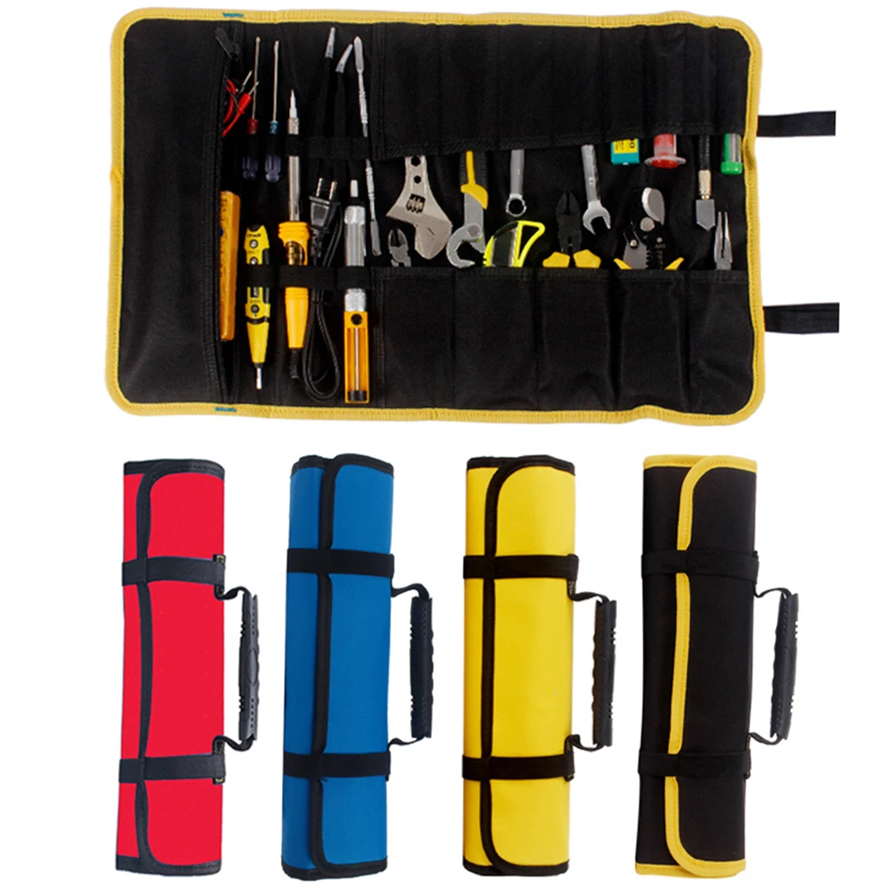 Buy 1pcs Durable Electrician Hardware Tools Roll Bag