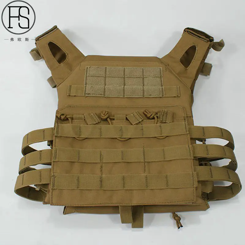 Высокое качество JPC 1000D Тактический военный Molle Plate Carrier JPC жилет страйкбол Пейнтбол Охота полицейский открытый жилет SWAT жилет - Цвет: Khika