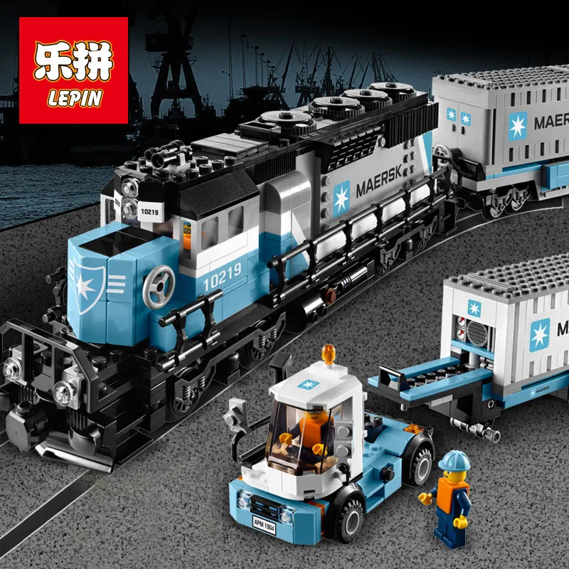 2018-Lepin-21006-New-1234Pcs-Technic-Series-The-Legoing-10219-Maersk-Train-Set-Building-Blocks-Bricks (1)