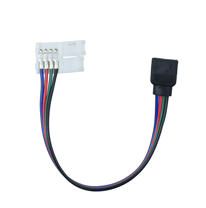 4 контактный разъем для светодиодной ленты RGB типа мама из ПВХ SMD 5050/3528
