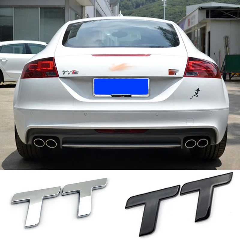 ABS легкий материал TT значок Автомобильная задняя наклейка для Audi Sline RS|Наклейки на