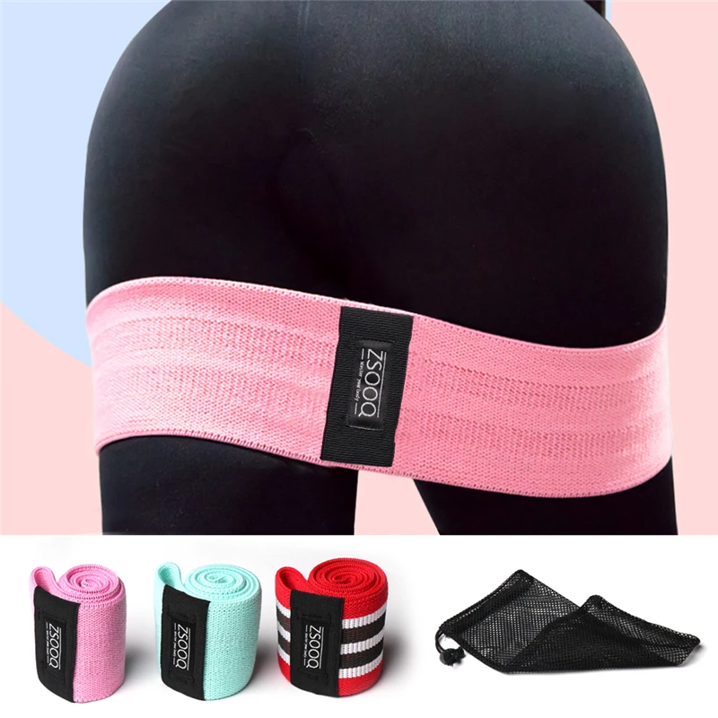 Fitness Hip Loop Resistance Bands Anti-slip Squats Expander Strength Rubber Bands Yoga Gym Training Braided Elastic Bands Sports