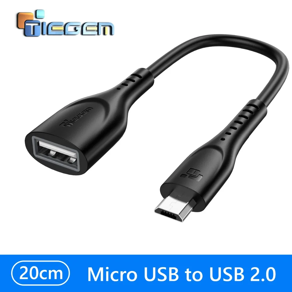 Tiegem Micro USB OTG кабель адаптер для Xiaomi Redmi Note 5 Micro USB разъем для samsung S6 планшет Android USB 2,0 OTG адаптер