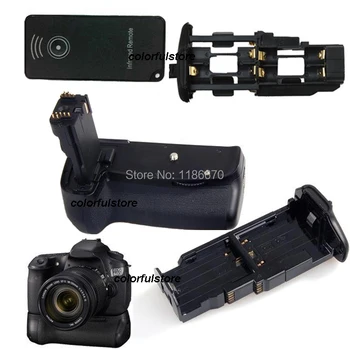 

Battery Hand Handle Grip Holder Pack Vertical Power Shutter For Canon EOS 60D DSLR Camera replace of BG-E9 fit LP-E6 + IR Remote