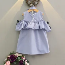2019 summer children's clothes girls dresses stripe strapless sleeveless cotton girl dresses for girls kids bow dress sundresses 2019 summer children's clothes girls dresses stripe strapless sleeveless cotton girl dresses for girls kids bow dress sundresses