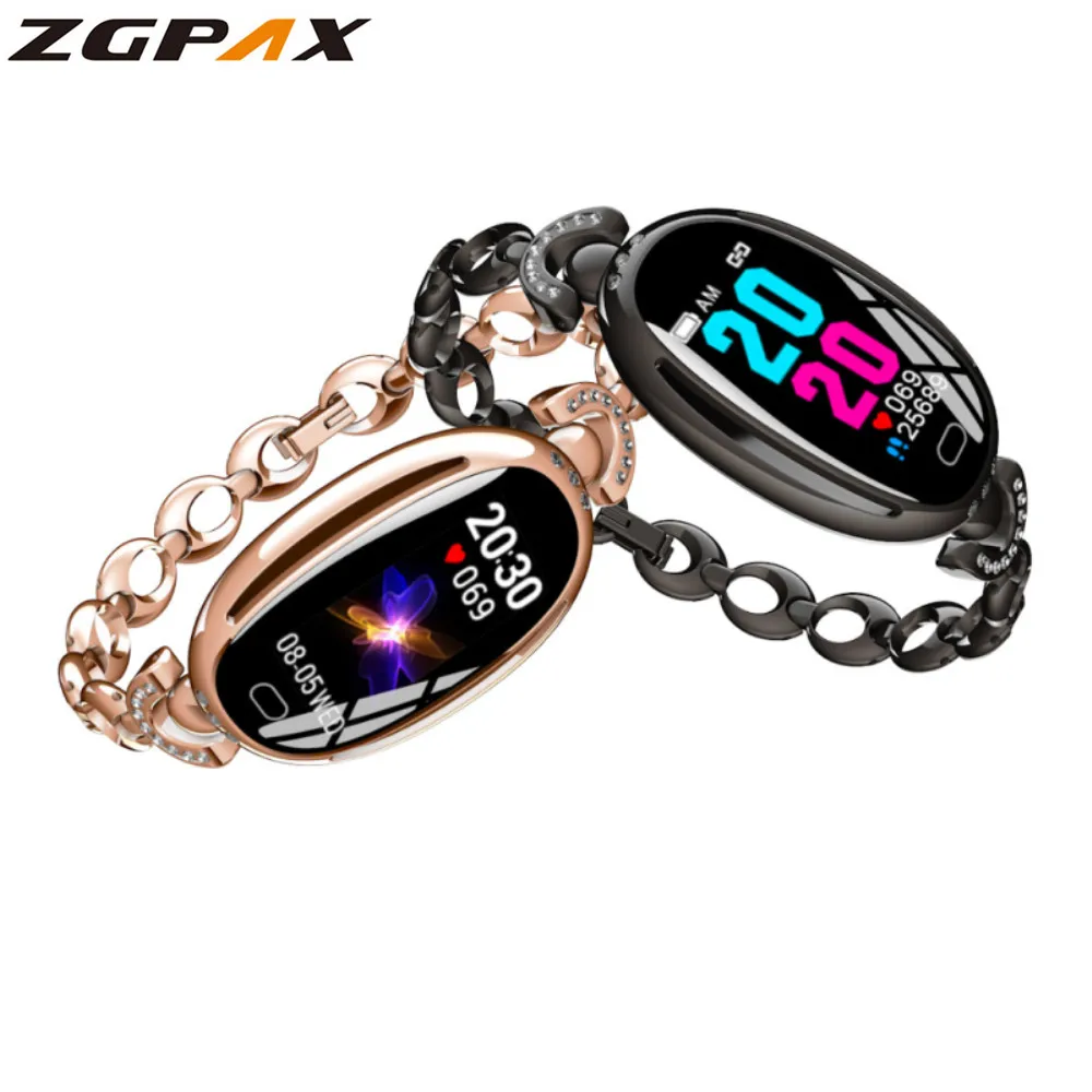 

ZGPAX E68 Ladies Smart Watch Heart Rate Monitor Blood Oxygen Fitness Tracker Sport For Women Smartwatch for Android and IOS