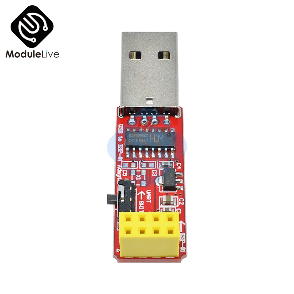 2 шт USB к ESP8266 ESP-01 Wi-Fi адаптер модуль w/CH340G USB к ttl драйвер последовательный беспроводной адаптер LDO для Arduino 3,3 V