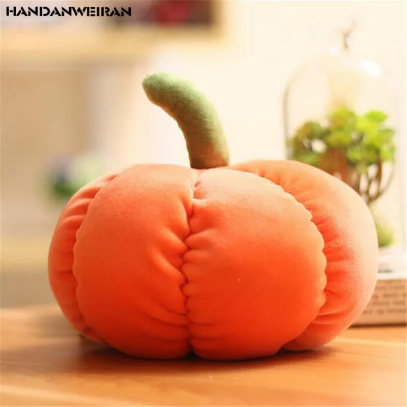 

HANDANWEIRAN 1PCS Creative Pumpkin Plush Toy Pineapple Carrot Orange Pepper Strawberry Vegetable Fruit Toys Pendant Gift 10CM
