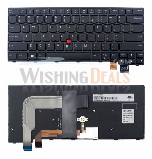Новый для IBM lenovo ThinkPad 01EN682 01EN723 01EN712 01EN753 США черный клавиатура с подсветкой |