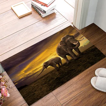 

Africa Indian Elephant Dirt Debris Mud Trapper Boot Shoes Scraper Accessory Sets Area Runners Front Door Door Mats Entryway Door