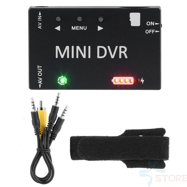 Mini FPV DVR Module NTSC PAL Switchable Built-in Battery Video Audio FPV Recorder for RC Models Racing FPV Drone