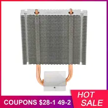PCCOOLER cpu Cooler HB-802 2 тепловые трубы радиатор алюминиевая материнская плата радиатора/Northbridge кулер охлаждения поддержка 80 мм cpu вентилятор