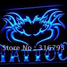 I701 Татуировка летающий дракон сердце любовь открытый светодиодный неоновый знак вкл/выкл Swtich 20+ цвета 5 размеров