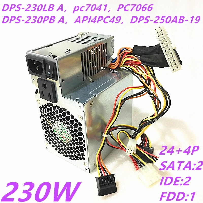 

New PSU For Fujitsu 915 G31 D5370 5120 5260 D32XX Power Supply DPS-230LB/230PB A pc7041 PC7066 API4PC49 DPS-250AB-19 CP273315-03