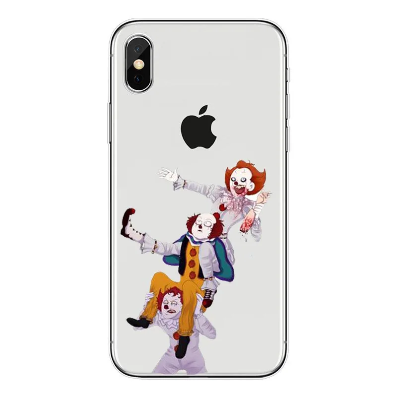 Мягкий чехол для телефона Pennywise Float It Cartoon Comic iPhone 8 7Plus 6SPlus SE X милый мультяшный
