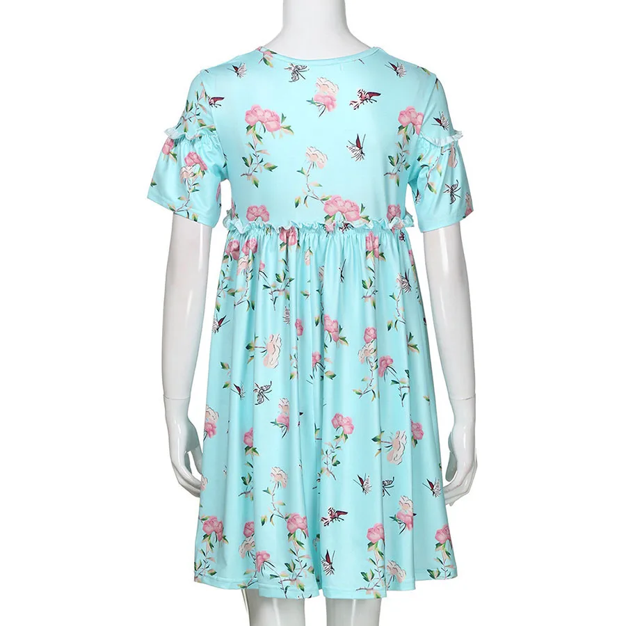 New Ties Waist Floral Printed Linen Maternity Dress Summer Autumn Fashion Nursing Clothes for Pregnant Women Pregnancy Clothing (9)
