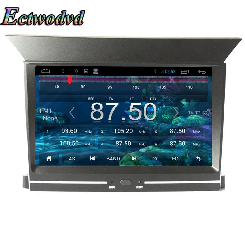 Ectwodvd 7 дюймов Восьмиядерный Android 8 1 автомобильный DVD gps навигация радио стерео для