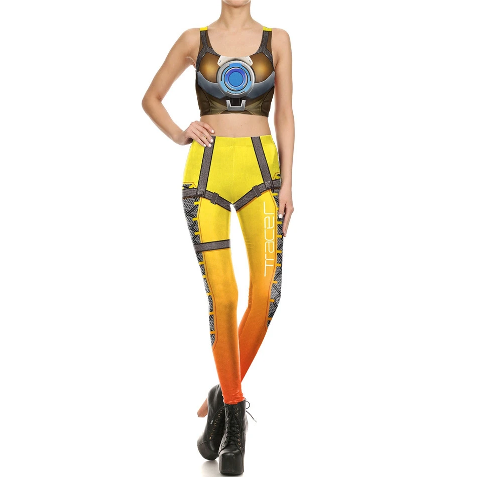 2017 Freeshipping New Print Leggings Sport Pants W...
