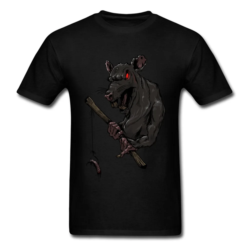 Fisherrat 100% Cotton Tops & Tees for Boys Fitness Tight T Shirts Summer Classic Round Collar Tee-Shirt Short Sleeve Fisherrat black