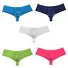 New Style Smooth Comfy Fish Scale Pattern Men's Bikini Sexy Boxershorts Underwear Male Underpants New Brand Boxers For Men Nylon 1