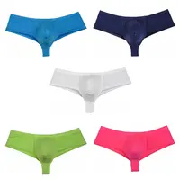 New Style Smooth Comfy Fish Scale Pattern Men's Bikini Sexy Boxershorts Underwear Male Underpants New Brand Boxers For Men Nylon 1