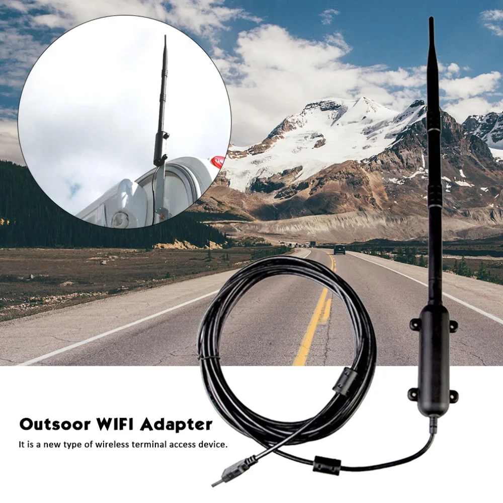 Уличная Wi Fi антенна высокой мощности 1000 м USB адаптер Усилитель сотового сигнала