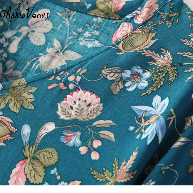 Для женщин Цветочный принт blusas Mujer de Moda 2018 Лето Шифоновая блузка рубашка с