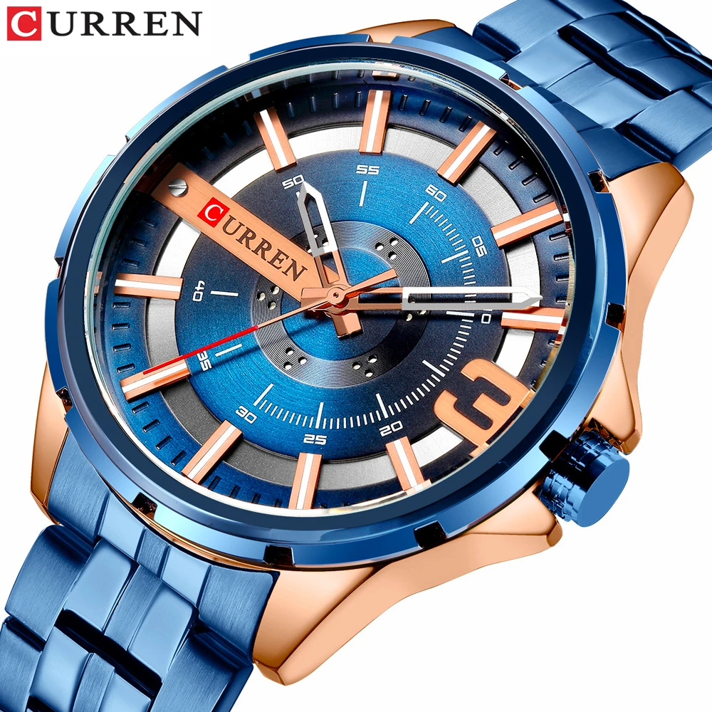 

Mens Watches Top Luxury Brand Men Fashion Business Watch Casual Analog Quartz Wristwatch Male Waterproof Clock Relogio Masculino
