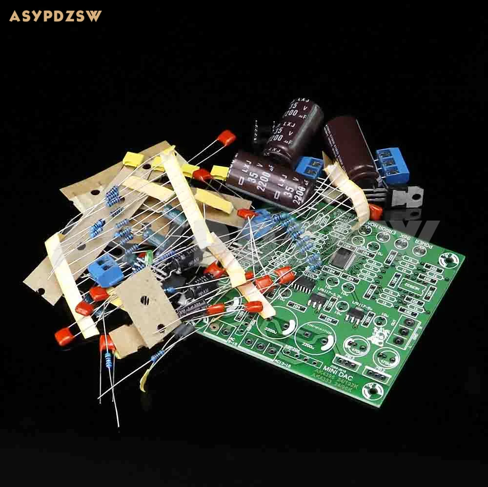 

24 BIT 192K HZ DAC CS8416+AK4396+NE5532P SPDIF To audio output DAC DIY Kit