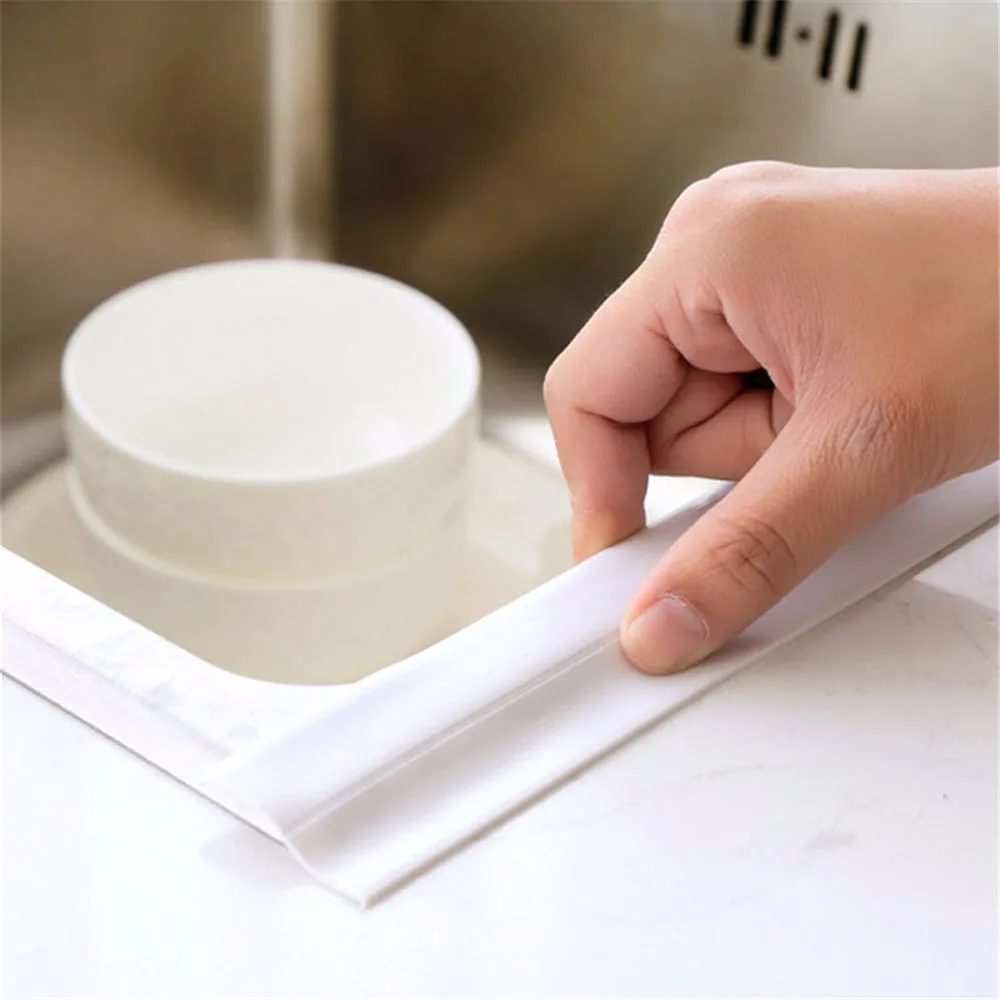 1 рулон водонепроницаемая клейкая лента из ПВХ|bathroom sealing tape|kitchen tapebathroom tape |