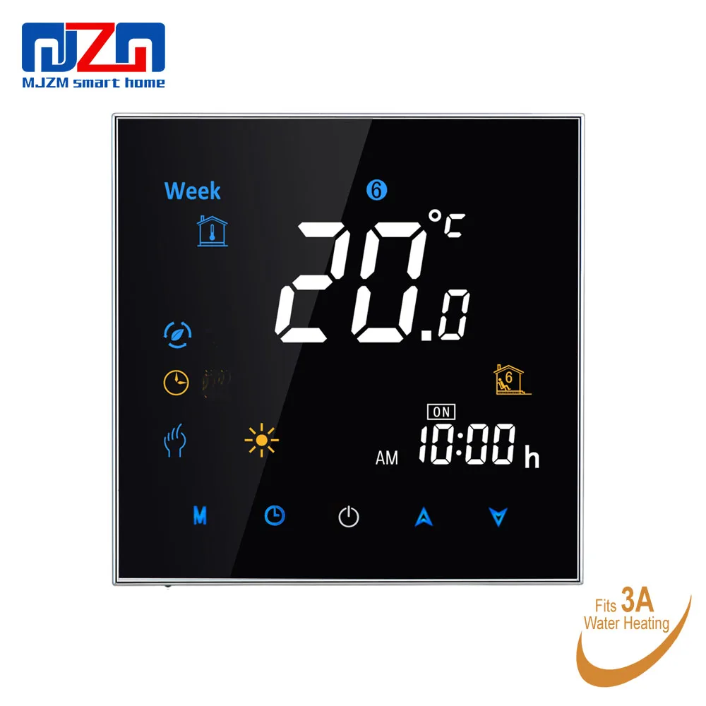 

MJZM 3A-3000 Digital Thermostat Weekly Programmable AC95-240V Water Underfloor Heating System Thermostat for Indoor Warm