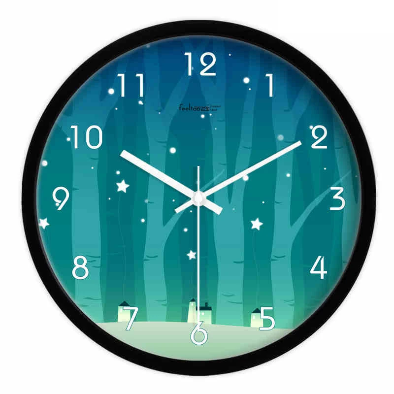 Bedroom font b Wall b font Clock Modern Design Sliver Horloge Murale Household Products font b