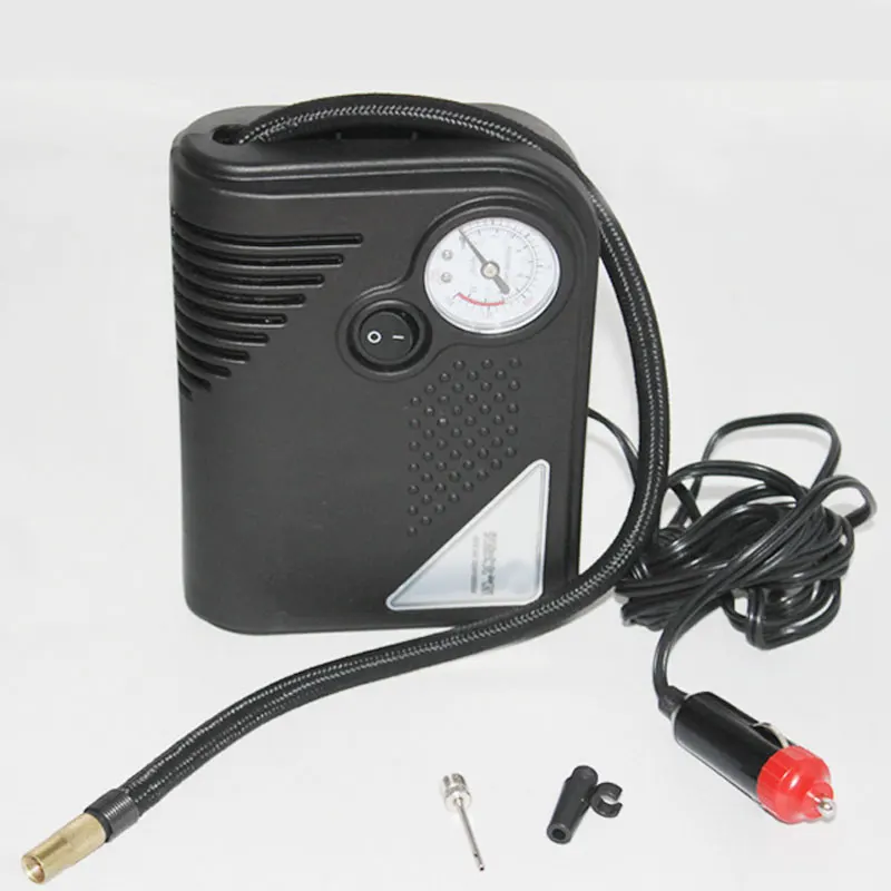 Portable 12V Auto Air Compressor Tire Inflator Electric Pressure Pump