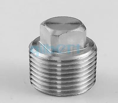 1 1 4 Npt Male 304 Stainless Steel Hex Head Plug End Cap Water Gas Oil Npt Male 304 Stainless Steelstainless Steel 304 Aliexpress