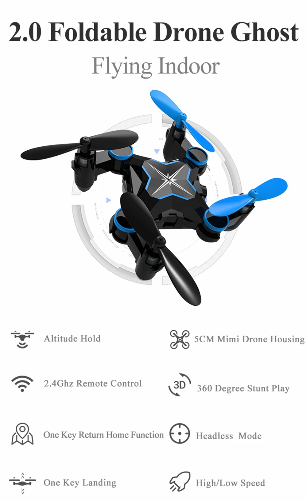 Mini Foldable Drone Helicopter_01
