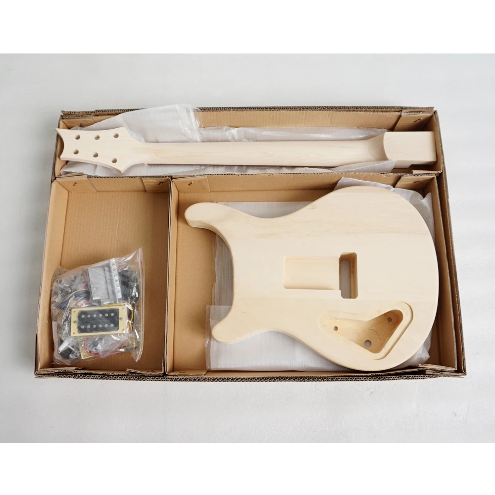 Aiersi Незаконченные DIY Custom 24 SE PRS электрическая гитара наборы со всеми деталями и