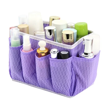 

Nonwovens Cosmetic Storage Boxes Multi - pocket Cosmetic Bag Desktop Groceries Storage Containers Makeup Organizer