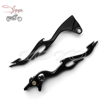 

Motorcycle Aluminium Flame Shape Clutch Brake Lever For ZZR600 ZX6R ZX636R ZX6RR Ninja ZX9R ZX10R Z1000 ZX12R KLZ1000 Versys