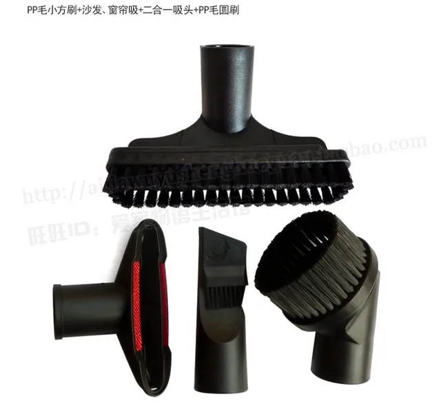 4Pcs/Lot Vacuum Cleaner Cleaner parts horsehair nozzle head & Brush for