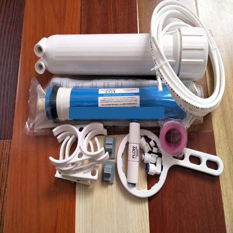 

Free Shipping 50gpd Vontron RO Membrane +1812 RO Membrane Housing +Reverse Osmosis Water Filter System Parts RO System Aquarium