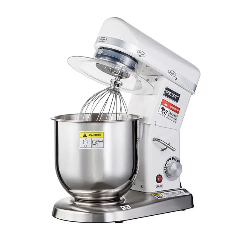 220V Professional Electric Stand Dough Mixer Commercial Dough Kneading Mixer 7L digital electric lab mixer overhead stirrer 100 3000rpm chemical laboratory equipments 110 220v liquid mixer 60 100 200 300w