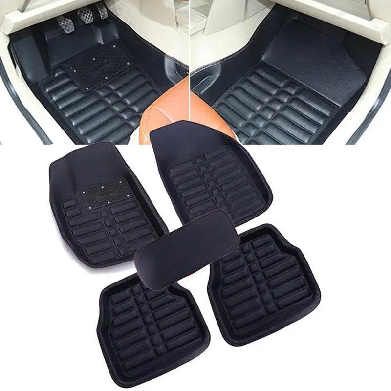 5pcs Universal Car Auto Floor Mats FloorLiner Front&Rear ...