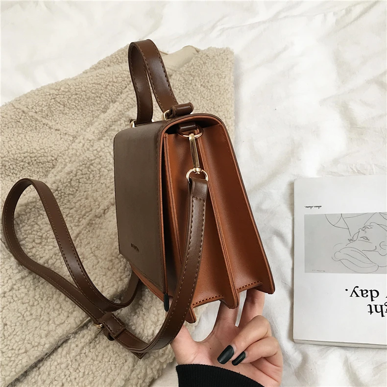 Burminsa Summer Unique Small Crossbody Bags For Girls Korean Style Trapezoidal Women Handbags Flap Shoulder Messenger Bags