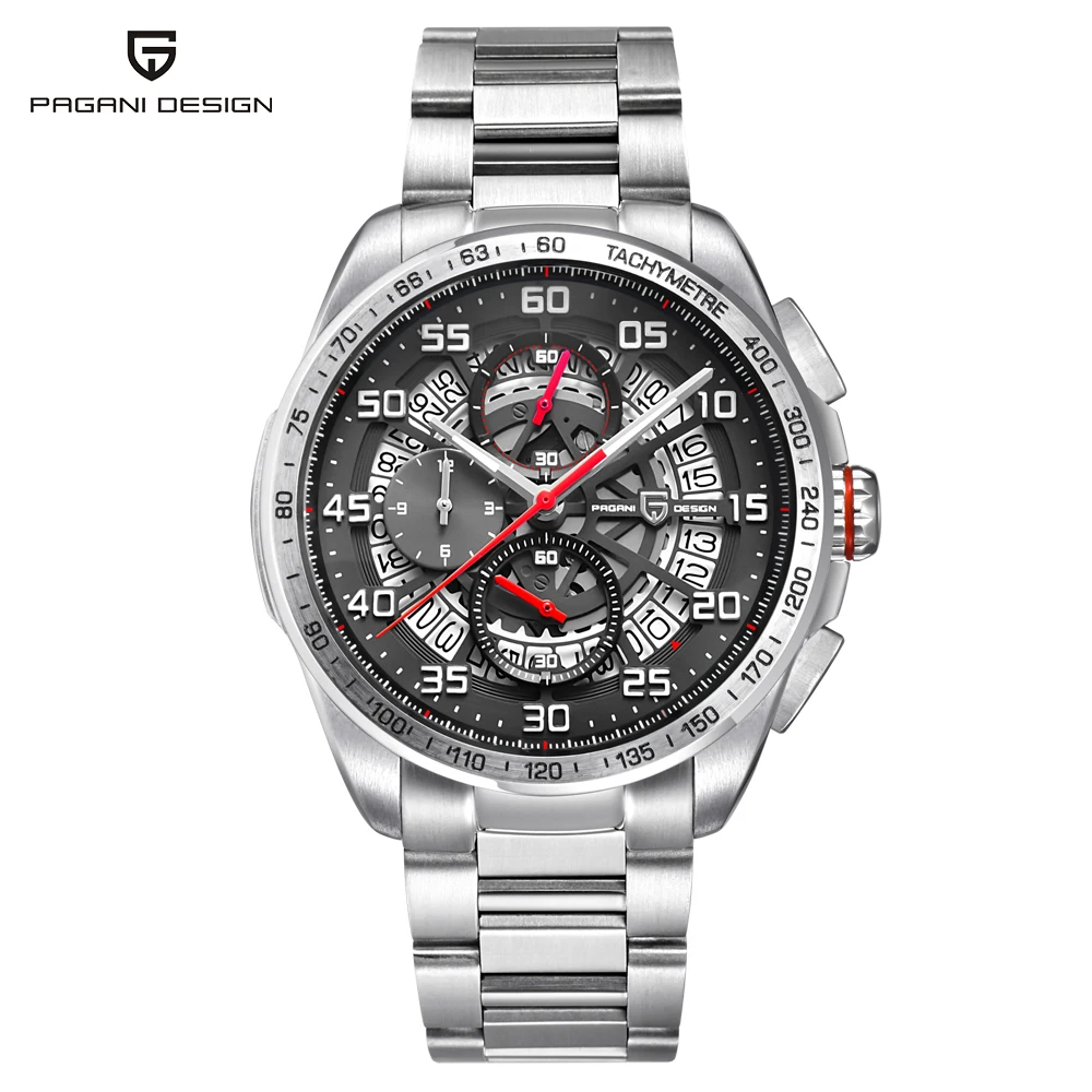 

Original PAGANI DESIGN Top Luxury Brand Sports Chronograph Men's Watches Waterproof Quartz Watches Clock Relogios Masculino saat