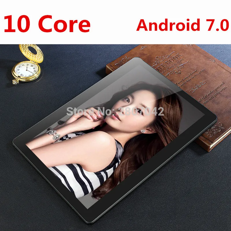 LSKDZ 10 1 дюймов 4G планшетный ПК телефонный звонок Две sim карты Android 7 0 1920x1200 Deca Core 128 ГБ