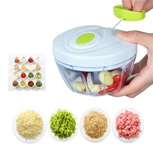 500/900 мл мощный кухонный многофункциональный бытовой измельчитель Мясорубка Twister измельчитель овощей фруктов Мясорубка измельчитель