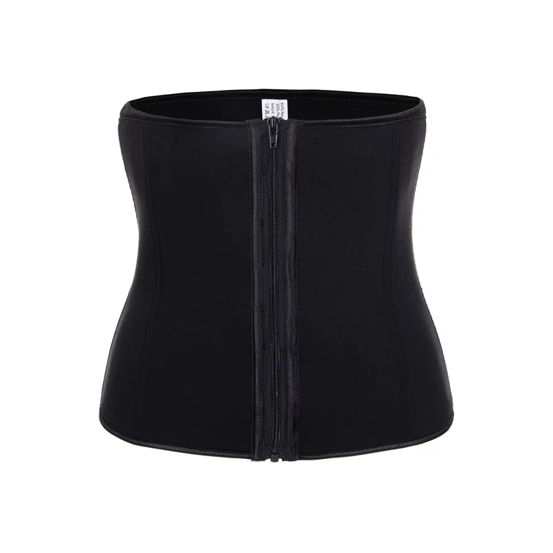 Waist Trainer Body Shaper Abdominal Belt High Compression Zipper 7